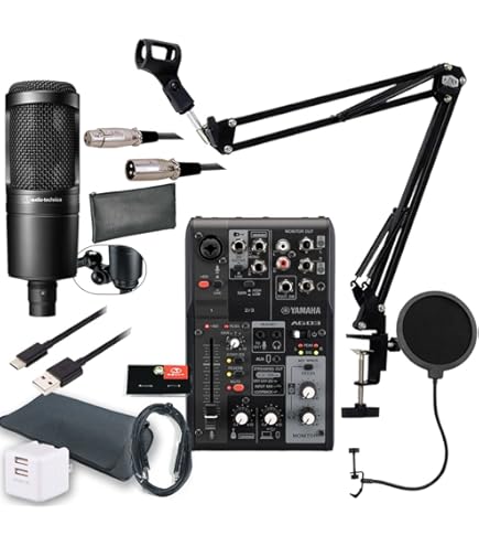 Amazon.co.jp: YAMAHA AG03 MK2 TASCAM製マイク 配信セット ブーム