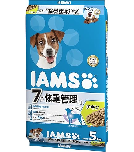 Amazon.co.jp: アイムス ドッグ 1歳から 体重管理用 小粒 大容量 5kg
