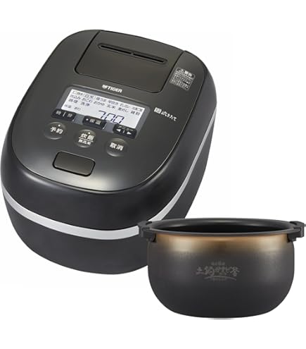 Amazon | 三菱 IHジャー炊飯器（3.5合炊き） 月白MITSUBISHI 備長炭 炭