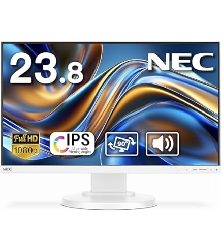 Amazon.co.jp: NEC 24型3辺狭額縁ワイド液晶ディスプレイ LCD-EA241F