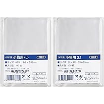 Amazon.co.jp: 伊藤忠リーテイルリンク OPP袋 テープなし 透明 封筒