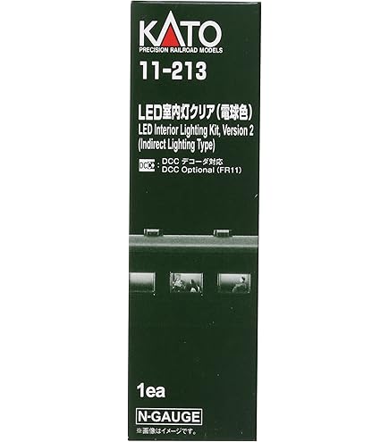 Amazon.co.jp: KATO Nゲージ LED室内灯クリア 6両分入 11-212 鉄道模型