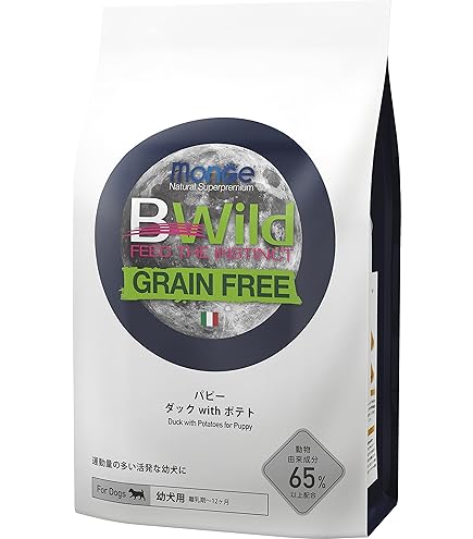 Amazon.co.jp: 【幼犬用 イタリア製 ドッグフード 3kg】BWild ビー