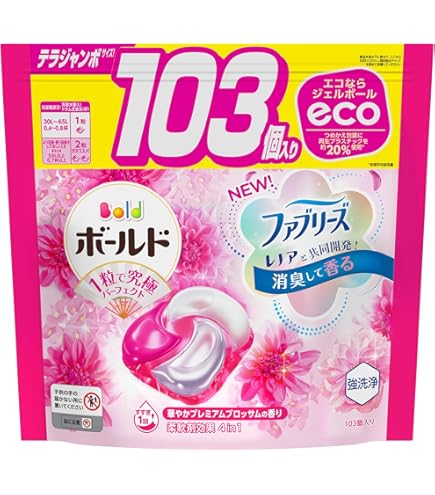 Amazon | Procter & Gamble P&G ボールド ジェルボール 4D 華やか