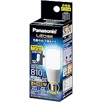 Amazon | パナソニック LED電球 口金直径26mm 電球60W形相当 昼光色