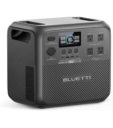 Amazon.co.jp: BLUETTI ポータブル電源 AC200L 大容量2048Wh/2000W高