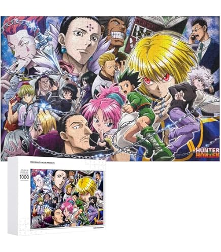 冨樫義博展 モザイクアートジグソーパズル 1000ピース Amazon | 冨樫