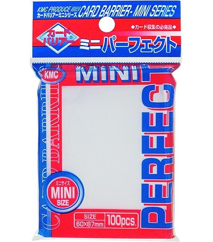 Amazon | KMC カードバリアー ハイパーマット ミニ ホワイト 60枚入り