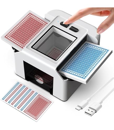 Amazon.co.jp: スマートトランプディーラー、360°回転ユニバーサル自動