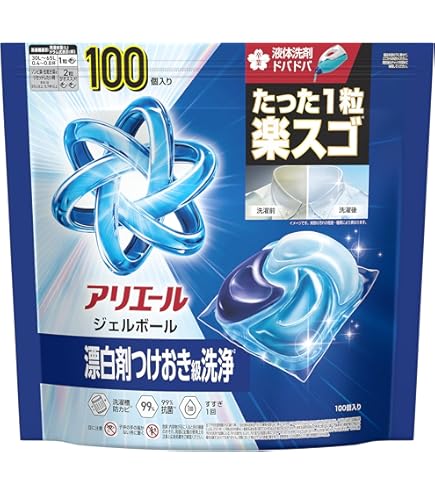 Amazon.co.jp: アリエール 洗濯洗剤 ジェルボール PRO つめかえ メガ