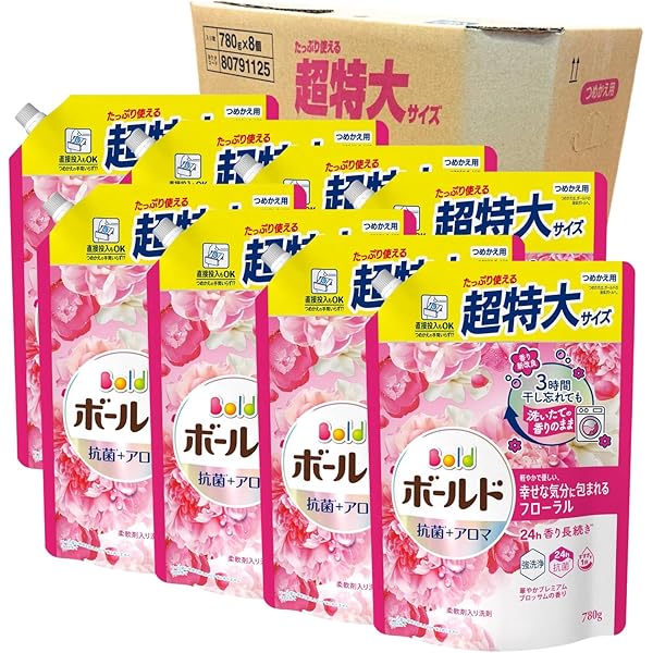 Amazon | P&G ボールド 洗濯洗剤 液体 プレミアムブロッサム 詰替 780g