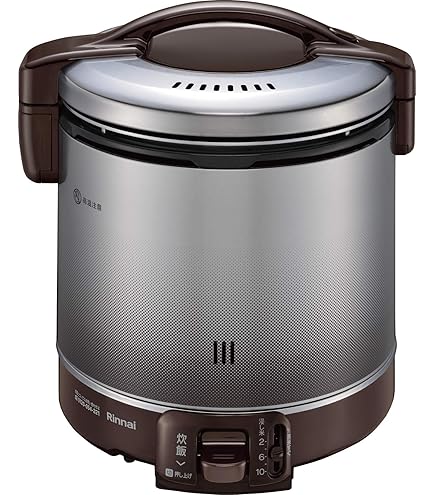 Amazon | リンナイ こがまる ジャー付きガス炊飯器 10合炊き・ダーク