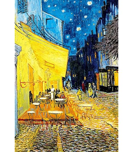 Amazon | ゴッホ 夜のカフェテラス パズル 500ピース ジグソーパズル