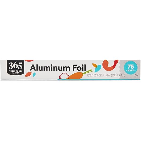 Amazon.com: 365 by Whole Foods Market, Aluminum Foil, 75 Sq Ft