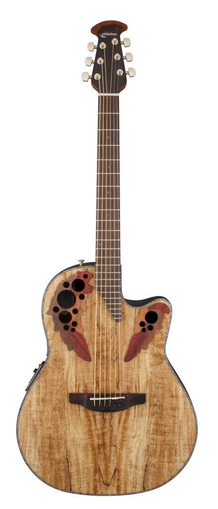 Amazon.com: Ovation CE44P-SM Acoustic-Electric Guitar, Spalted