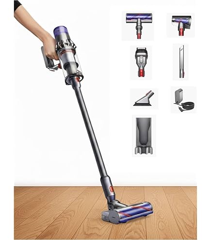 Amazon.com - Dyson V11 Cordless Stick Vacuum - Nickel/Blue, HEPA