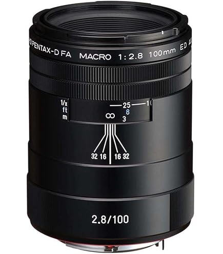 Amazon.com : Pentax 100mm f/2.8 WR D FA smc Macro Lens for Pentax