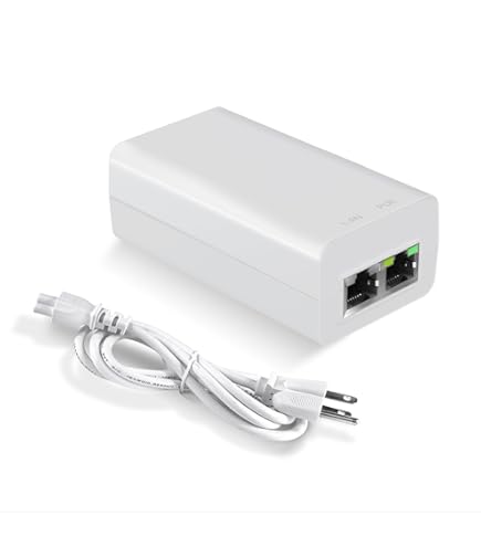 Amazon.com: Gigabit PoE+ Injector 30W IEEE802.3at/af Compliant