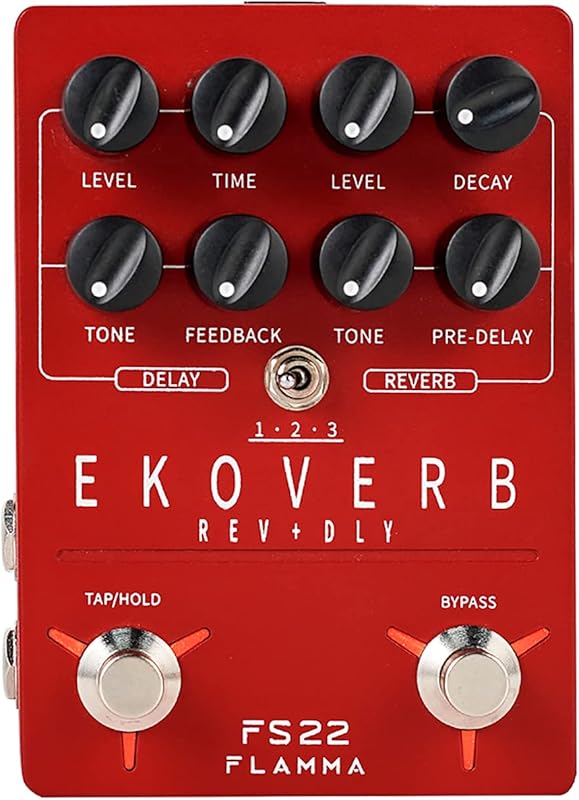 FLAMMA FS22 Ekoverb - リバーブとディレイをそれぞれ3種類搭載した
