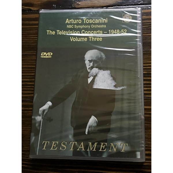 トスカニーニTVコンサートDVDボックス（5枚組） Amazon.co.jp