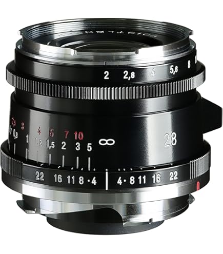 Amazon.com : Voigtländer Voigtlander VM 28mm f/1.5 Nokton Asph