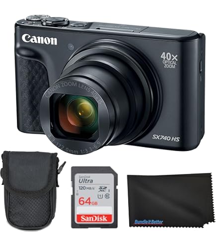 Amazon.com : Canon PowerShot SX740 HS Digital Camera (Black