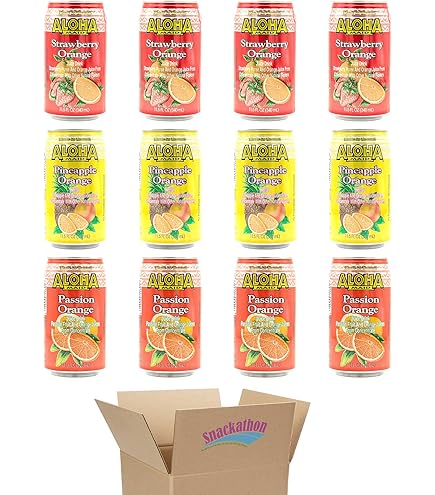 Amazon.com: Aloha Maid Drinks, Variety, 1 Can per Flavor, Total 12