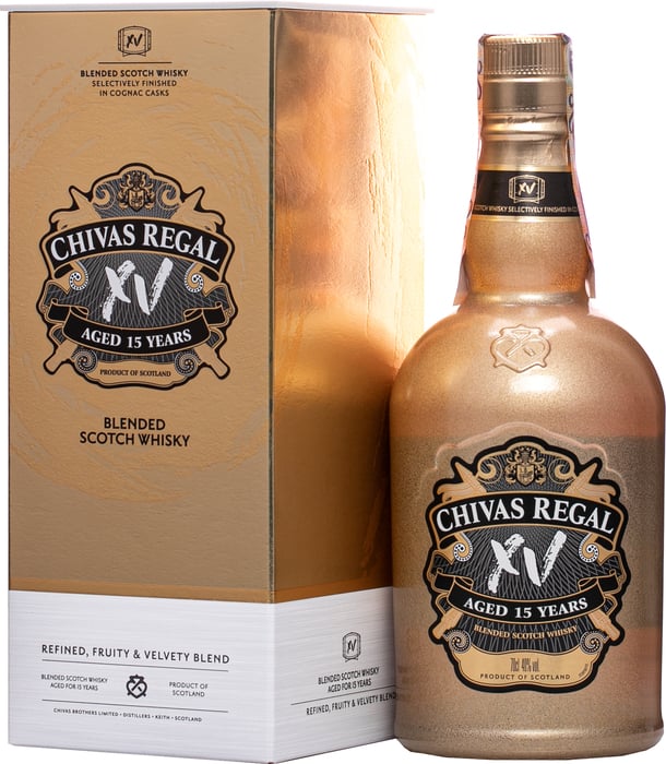 Chivas Regal XV 15 Year Old Gold - Scotch blended whisky | Bondston
