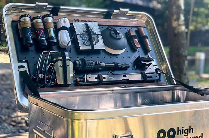 アルミコンテナ 50L サイドパネル センターパネル キャンプ アウトドア