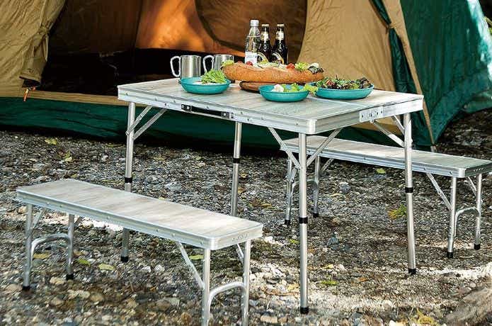 フォールディングリビングテーブル 120の通販｜キャンプ用品の