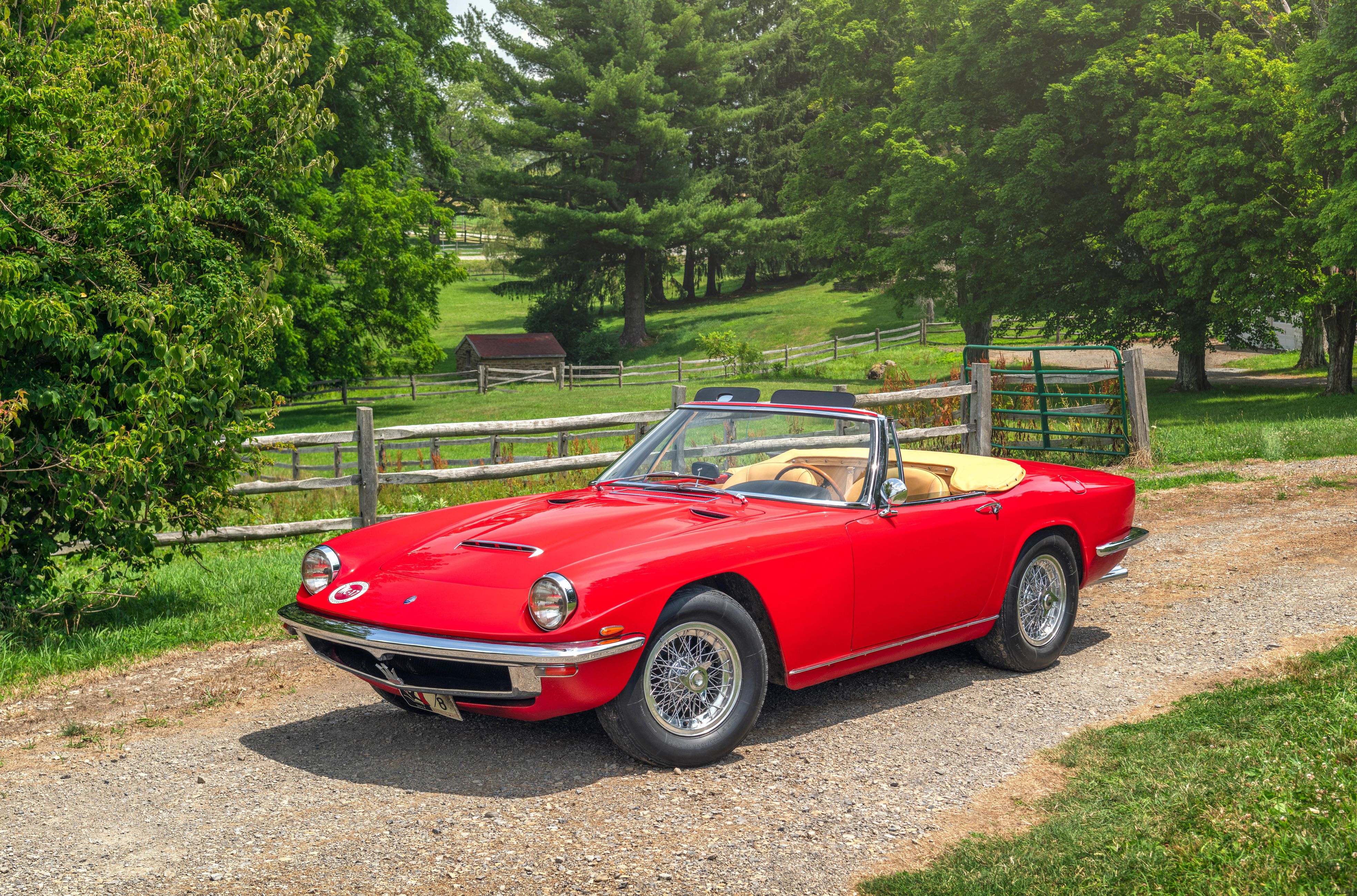 BBR マセラティ ミストラル スパイダー 1964年 レッドメタリック BBR