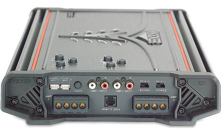 Kicker ZX650.4 4-channel car amplifier 120 watts RMS x 4 at
