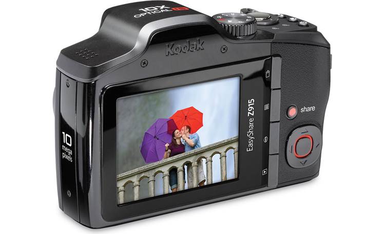 Kodak Z915 IS (Blue) 10-megapixel digital camera with 10X optical