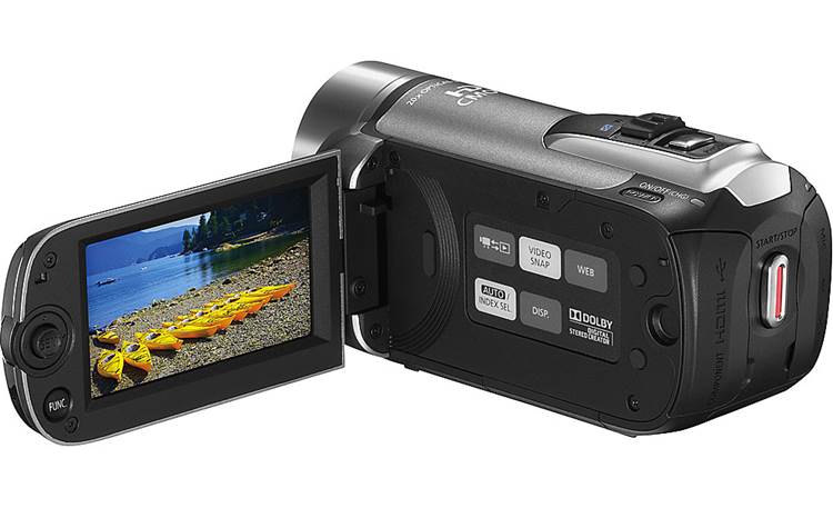 Canon VIXIA HF R10 (Silver) HD camcorder with 8GB flash memory
