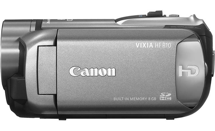Canon VIXIA HF R10 (Silver) HD camcorder with 8GB flash memory