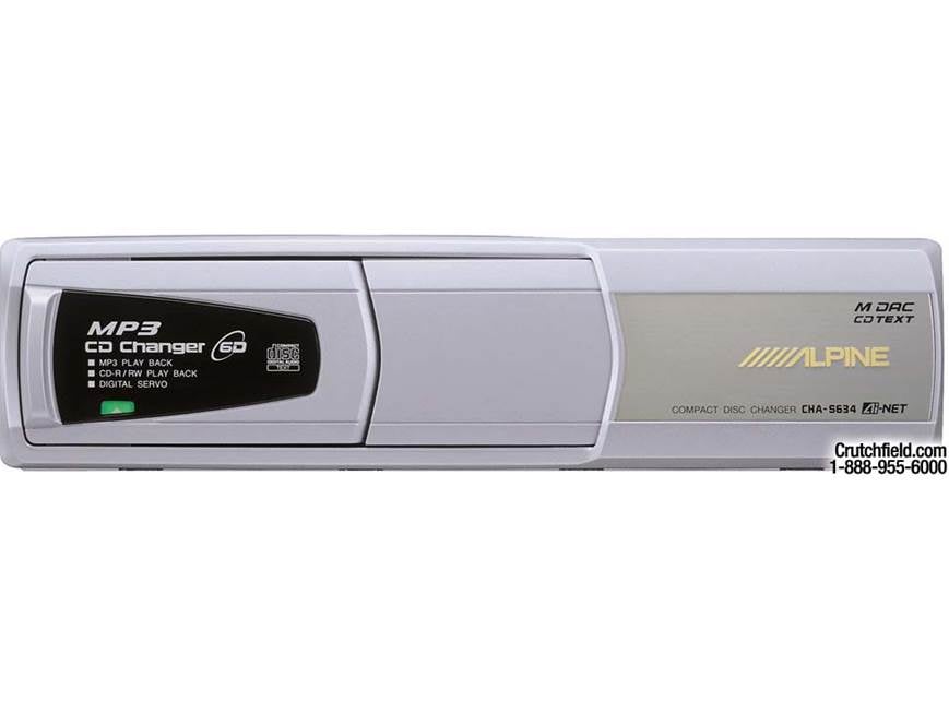Alpine CHA-S634 6-disc Ai-NET CD/MP3 Changer at Crutchfield