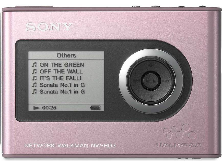 Sony Network Walkman® NW-HD3 (Pink) 20GB portable MP3/ATRAC3