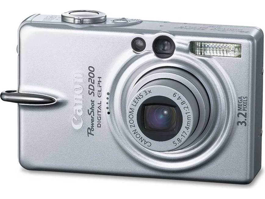 Canon PowerShot SD200 3.2-megapixel digital camera at Crutchfield