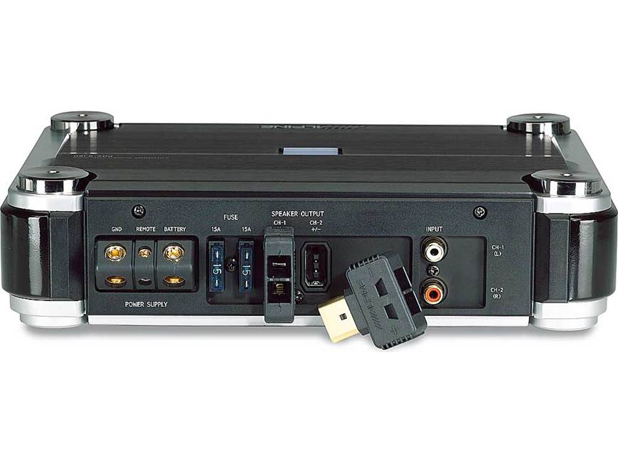 Alpine PDX-2.150 2-channel car amplifier 150 watts RMS x 2 at