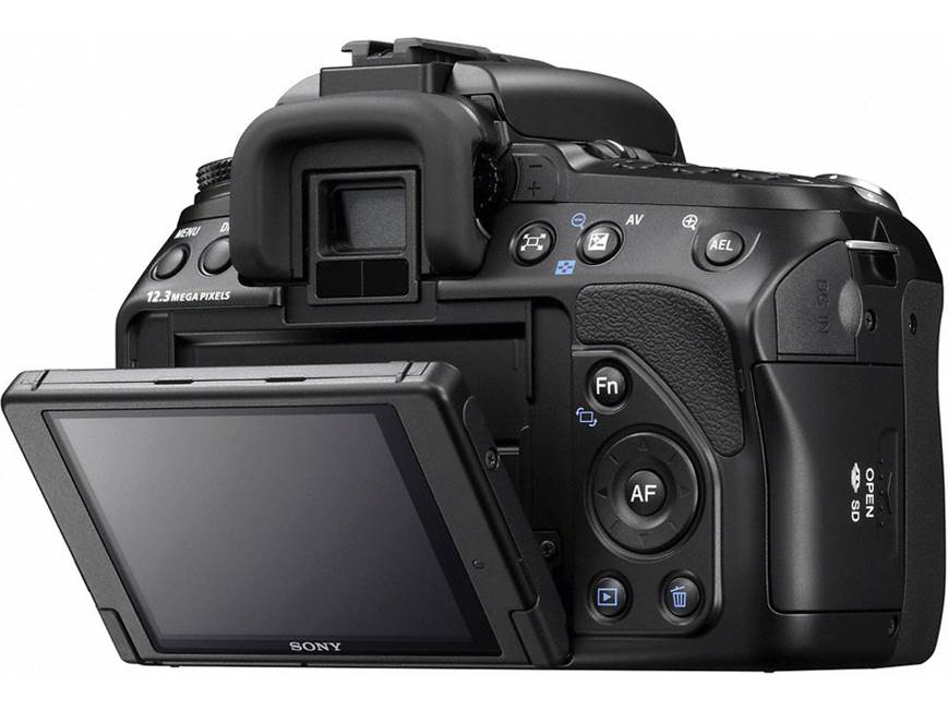 Sony Alpha DSLR-A500 Kit 12.3-megapixel digital SLR camera with 18