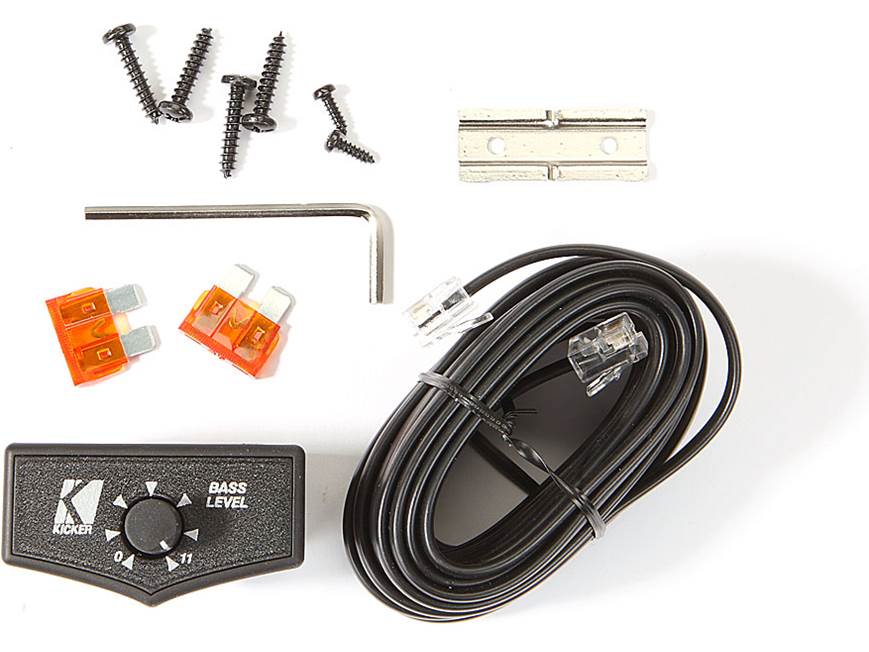 Kicker 08ZX400.1 Mono subwoofer amplifier 400 watts RMS x 1 at 2