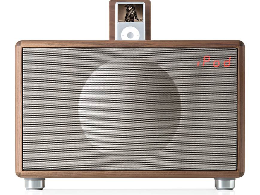 Geneva Sound System Model L (Walnut) CD player/radio with iPod