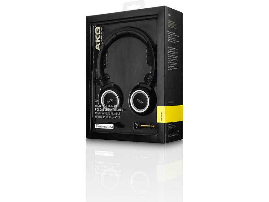 AKG K 451 Portable on-ear headphones with in-line microphone and