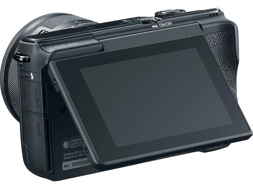 Canon EOS M10 Two Lens Kit 18-megapixel mirrorless camera with 15