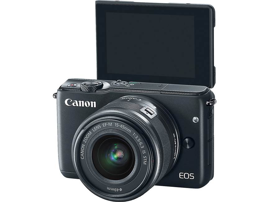 Canon EOS M10 Two Lens Kit 18-megapixel mirrorless camera with 15