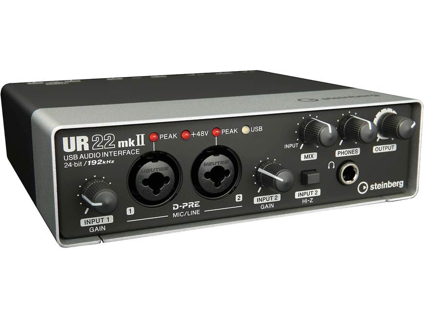 Steinberg UR22 mkII Recording Bundle USB/iPad® recording interface