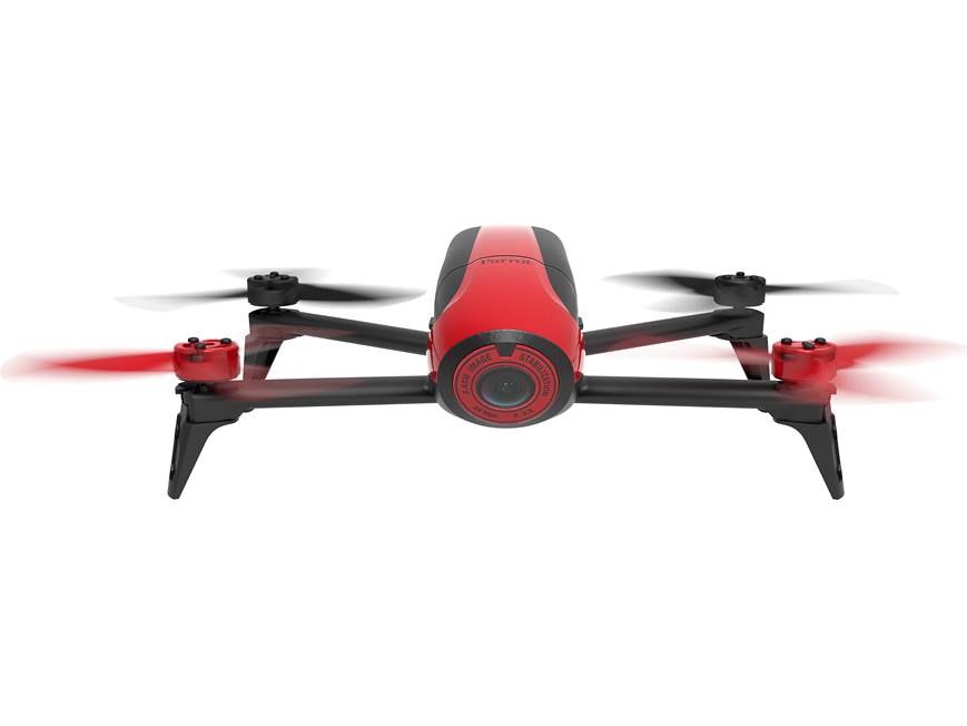 Parrot Bebop 2 Drone and Skycontroller Black Bundle (Red/Black