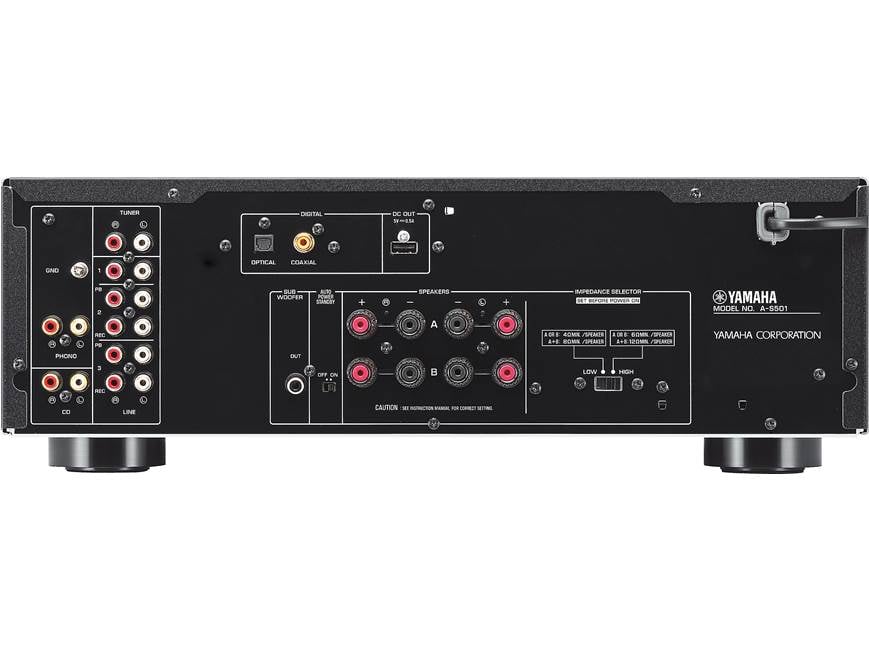 Yamaha A-S501 (Silver) Stereo integrated amplifier with built-in