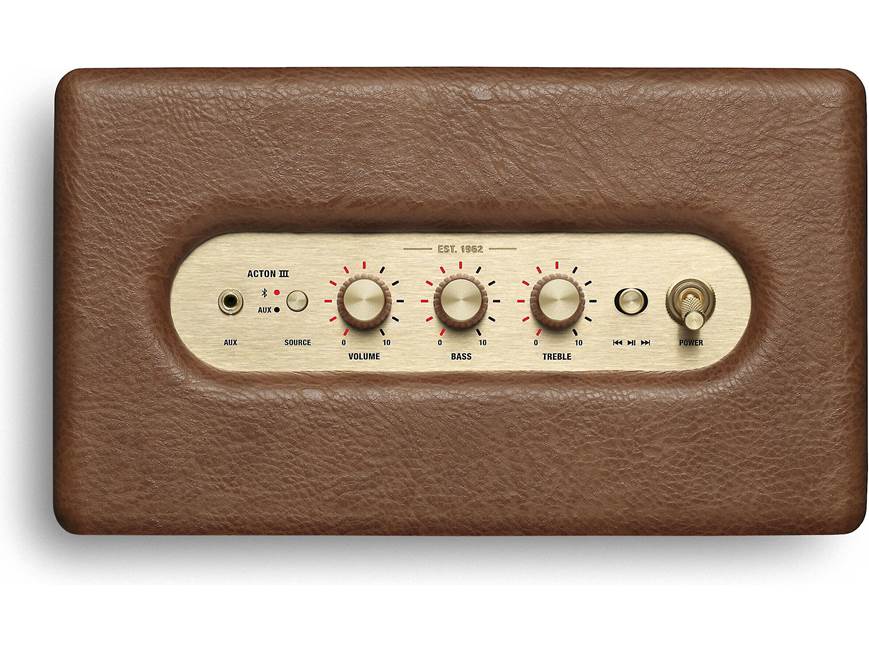 Marshall Acton III (Brown) Powered Bluetooth® speaker (Brown) at