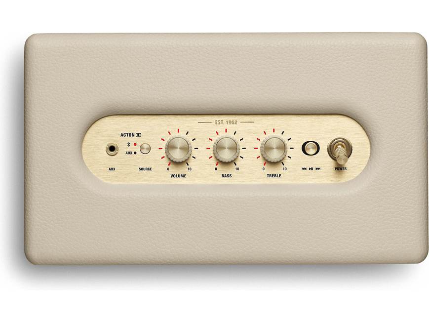 Marshall Acton III (Cream) Powered Bluetooth® speaker (Cream) at